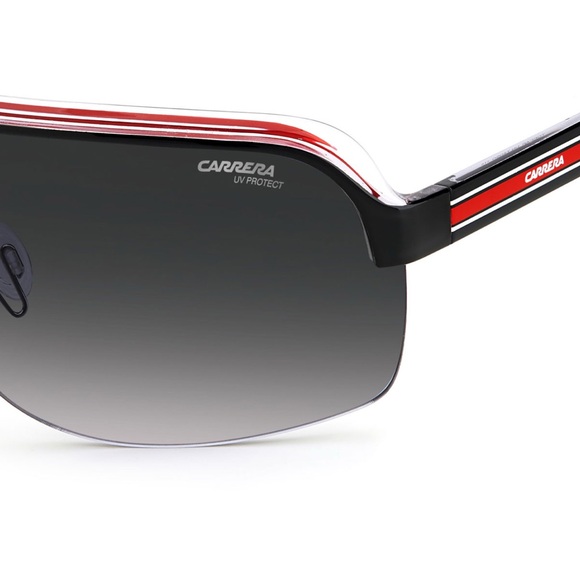 Carrera Topcar 1/N T40 Black Red men's shield sunglasses - Picture 3 of 10